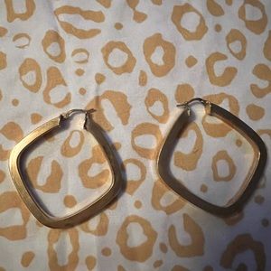 Goldtone hoop earrings